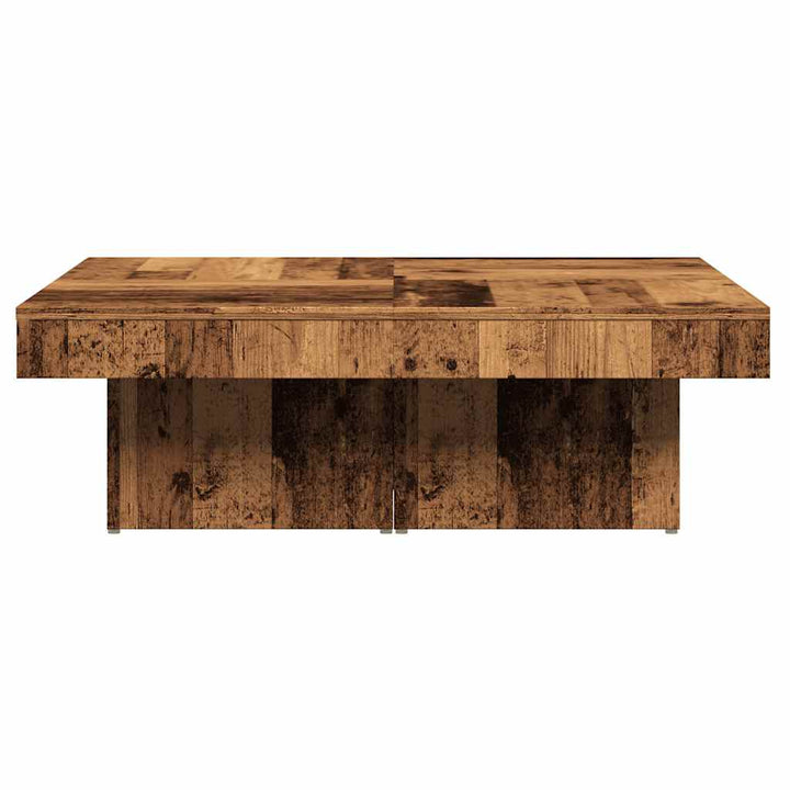 Soffbord Åldrat Trä 90X90X28 Cm Konstruerat Trä