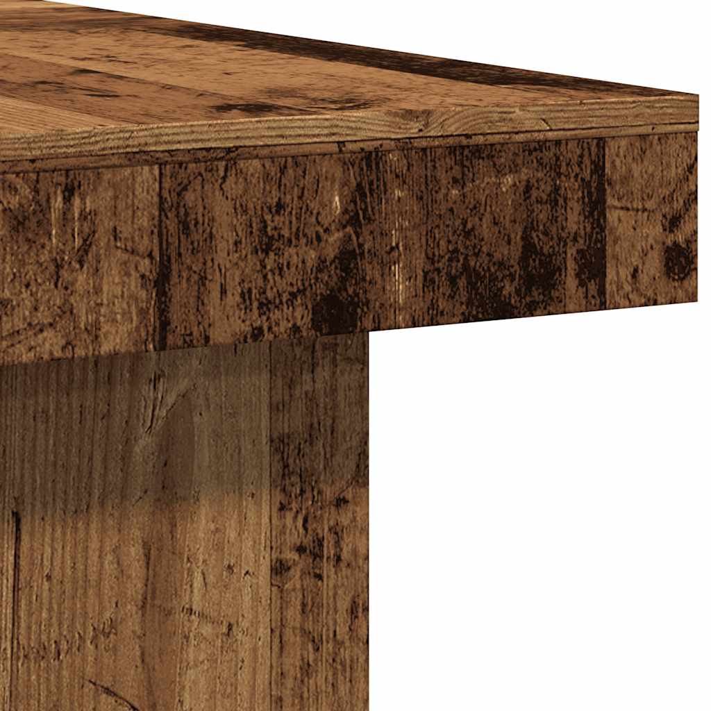 Soffbord Åldrat Trä 90X90X28 Cm Konstruerat Trä