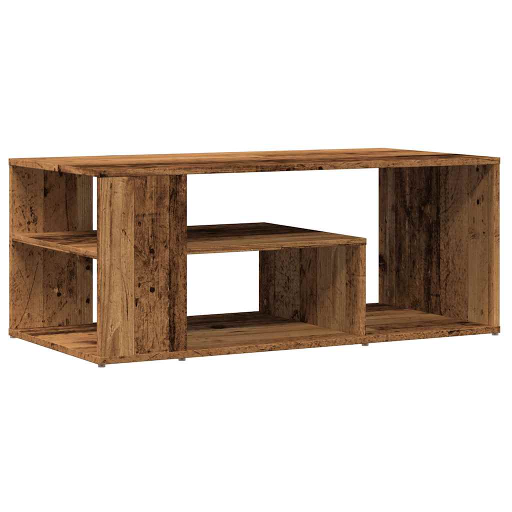 Soffbord Åldrat Trä 100X50X40 Cm Konstruerat Trä