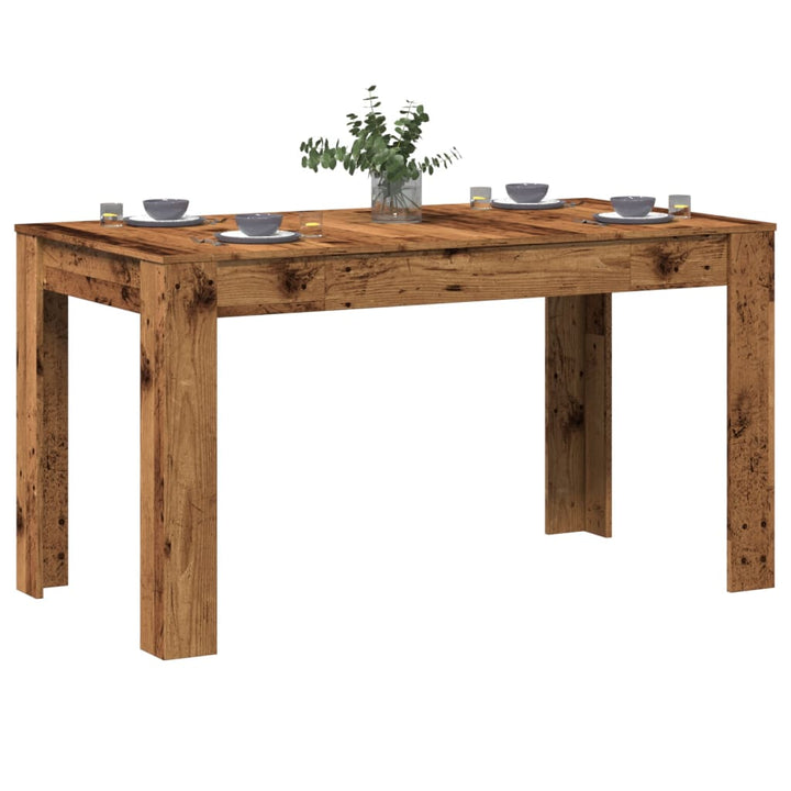 Matbord 140X74,5X76 Cm Konstruerat Trä