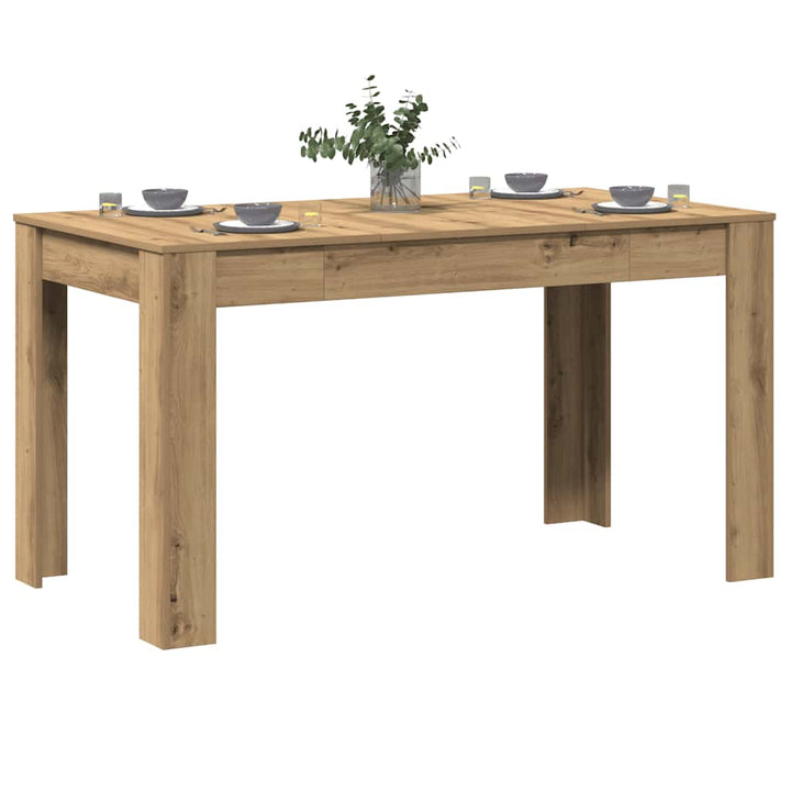 Matbord 140X74,5X76 Cm Konstruerat Trä
