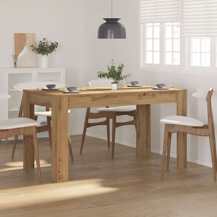 Matbord 140X74,5X76 Cm Konstruerat Trä