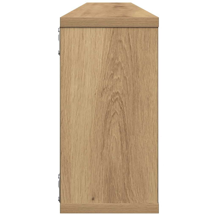 Vägghylla Kubformad 2 St 100X15X30Cm Konstruerat Trä