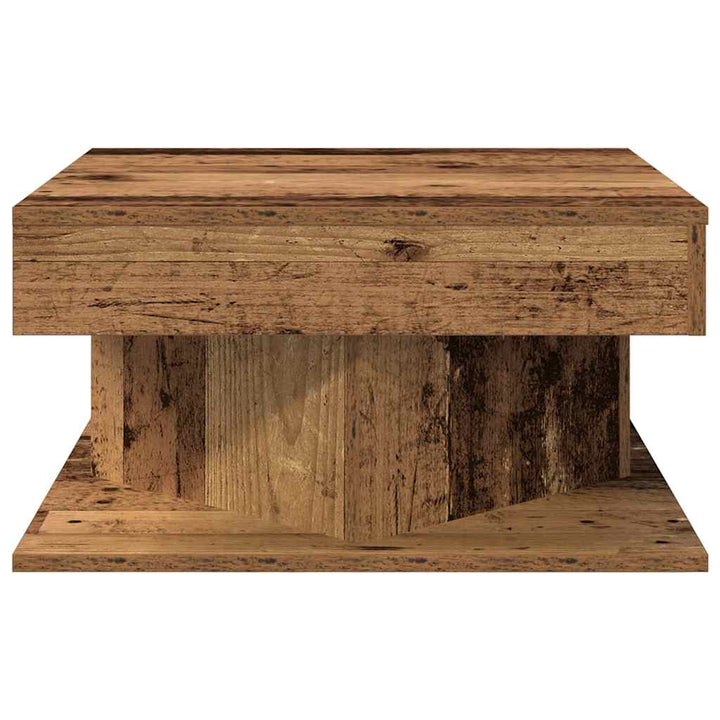 Soffbord Åldrat Trä 55X55X30 Cm Konstruerat Trä