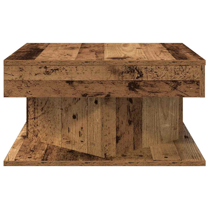 Soffbord Åldrat Trä 55X55X30 Cm Konstruerat Trä