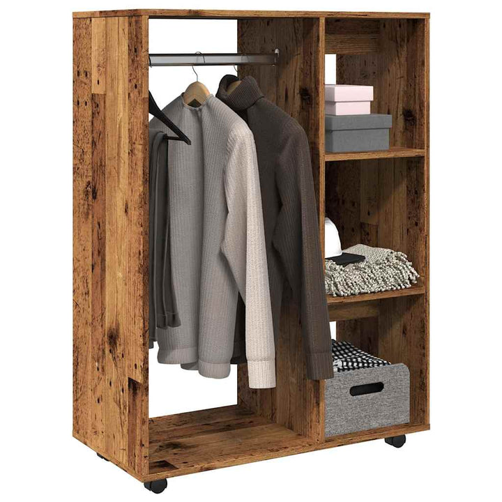 Garderob 80X40X110 Cm Konstruerat Trä