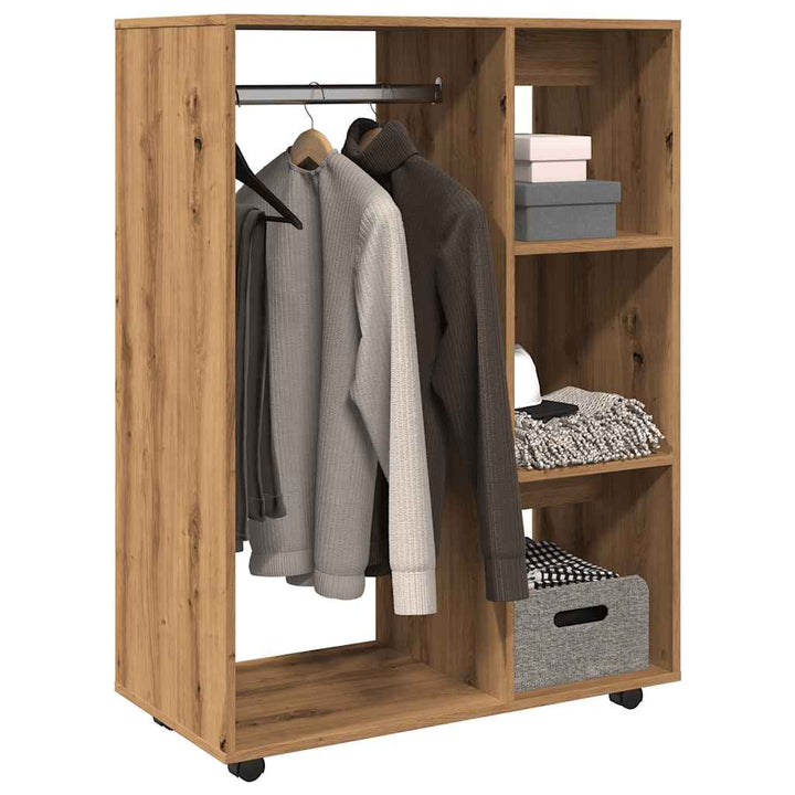 Garderob 80X40X110 Cm Konstruerat Trä