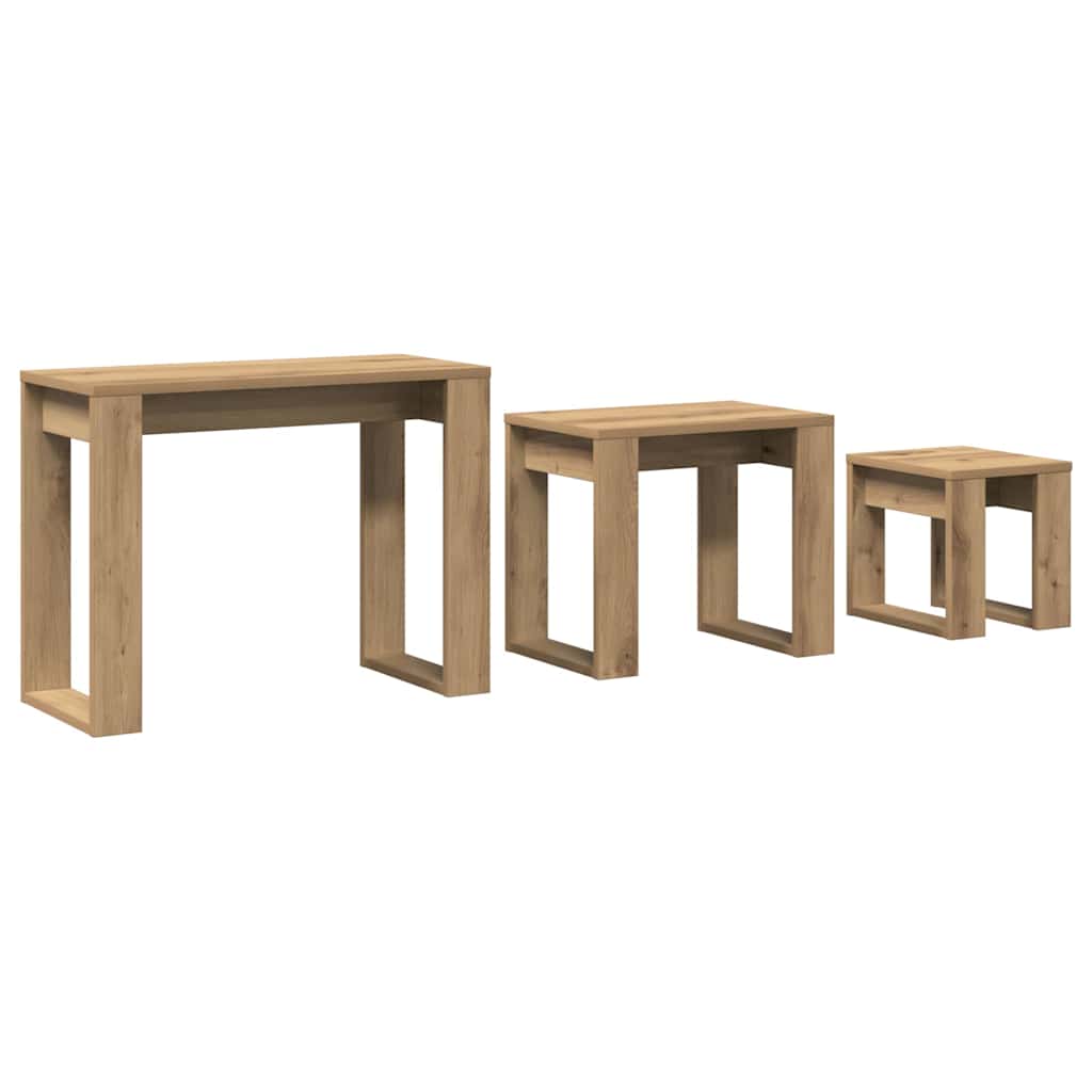 Bordsbo 3 St Konstruerat Trä