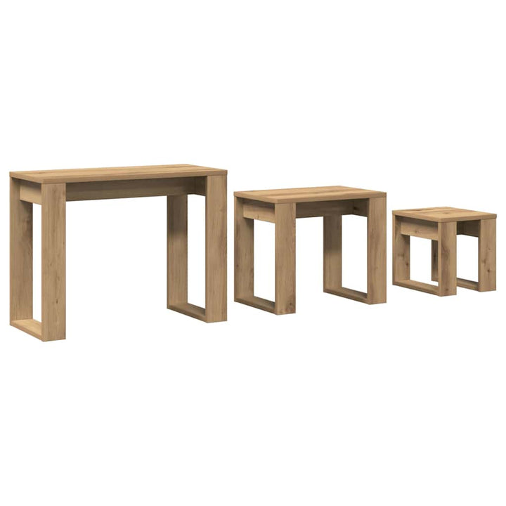 Bordsbo 3 St Konstruerat Trä