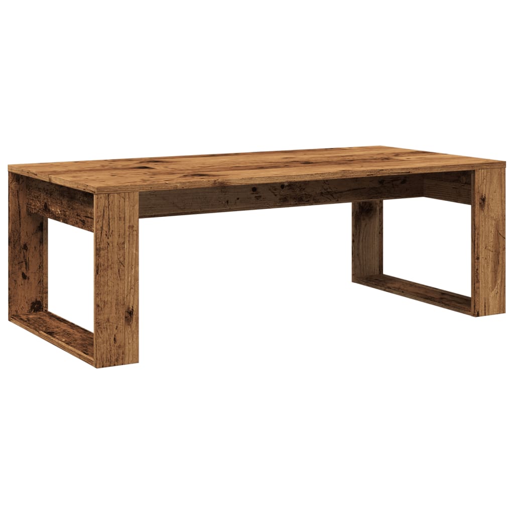 Soffbord Åldrat Trä 102X50X35 Cm Konstruerat Trä