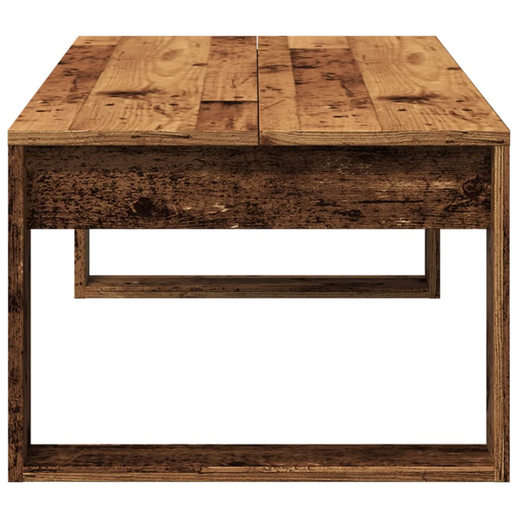 Soffbord Åldrat Trä 102X50X35 Cm Konstruerat Trä