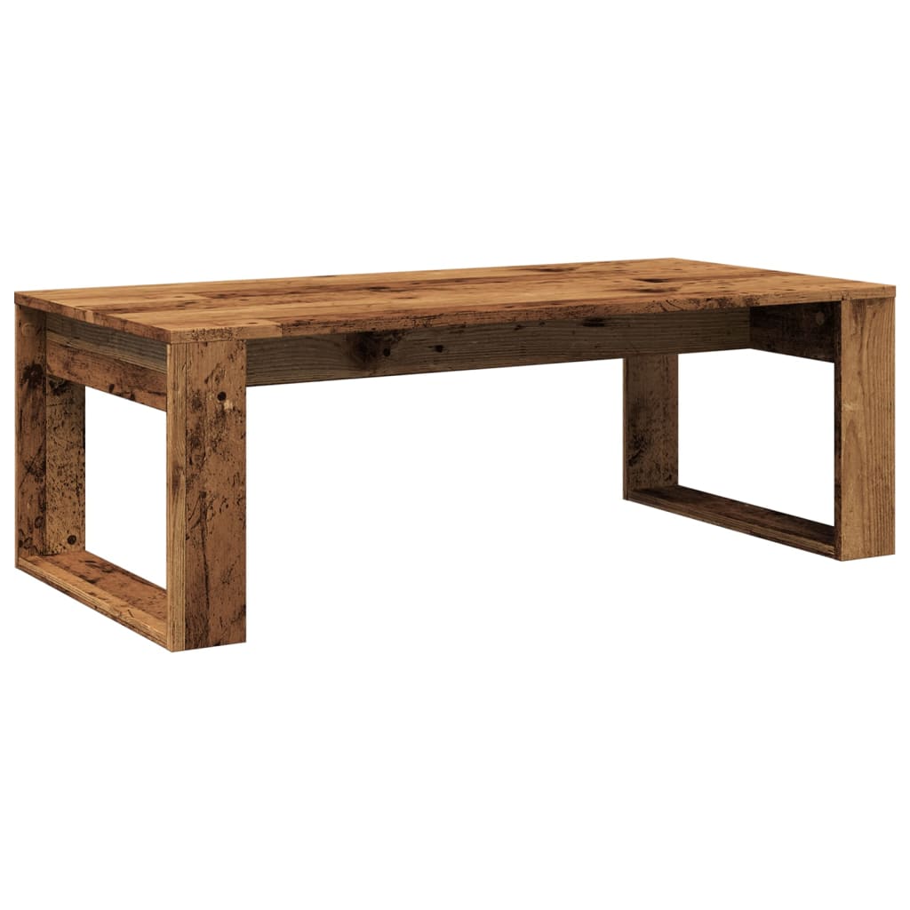 Soffbord Åldrat Trä 102X50X35 Cm Konstruerat Trä