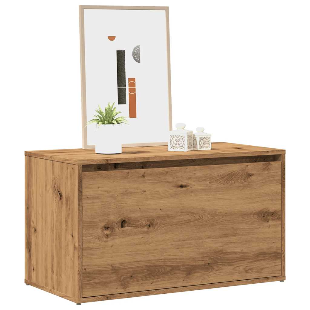 Hallbänk 80X40X45 Cm -Ek Konstruerat Trä