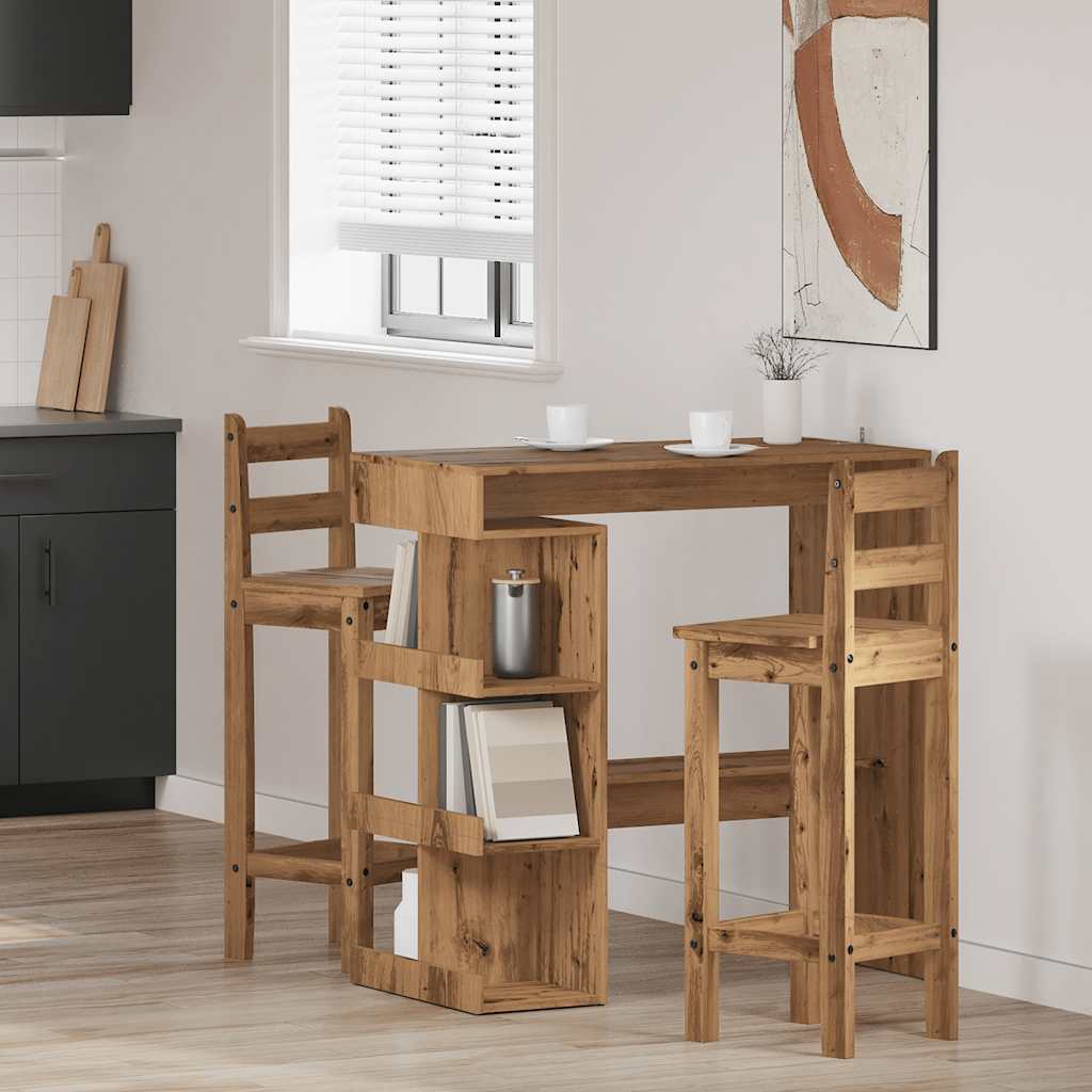 Barbord Med Hyllor 100X48X101,5 Cm