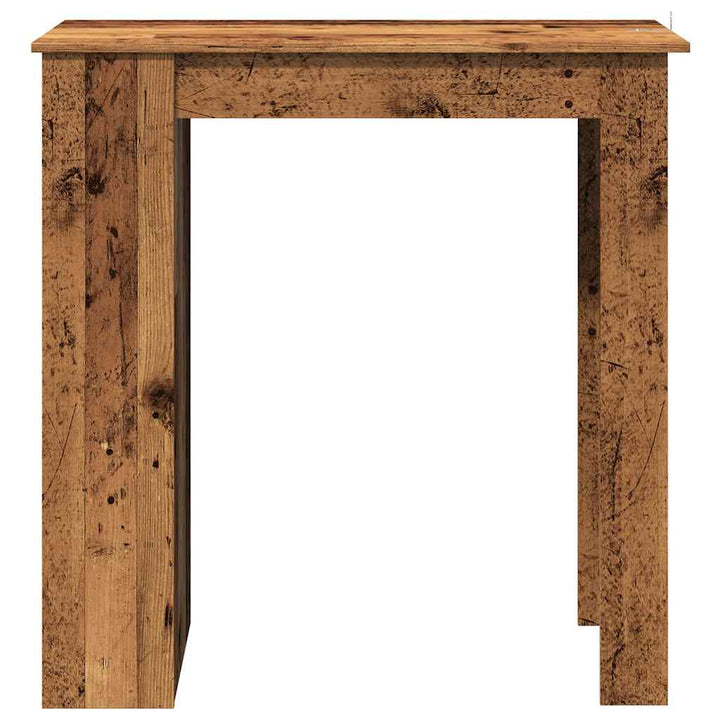 Barbord Med Hyllor Åldrat Trä 102X50X103,5 Cm Konstruerat Trä
