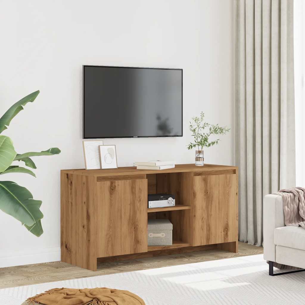 Tv-Bänk 102X37,5X52,5 Cm Konstruerat Trä