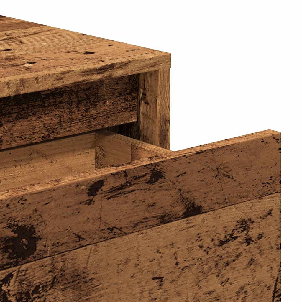 Avlastningsbord Åldrat Trä 100X35X76,5 Cm Konstruerat Trä