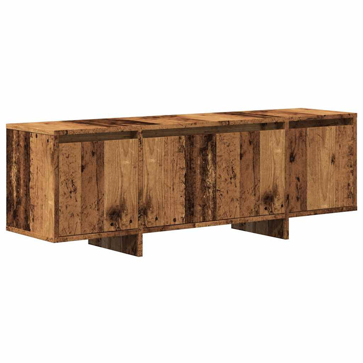 Tv-Bänk Åldrat Trä 120X30X40,5 Cm Konstruerat Trä