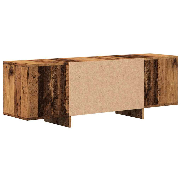 Tv-Bänk Åldrat Trä 120X30X40,5 Cm Konstruerat Trä