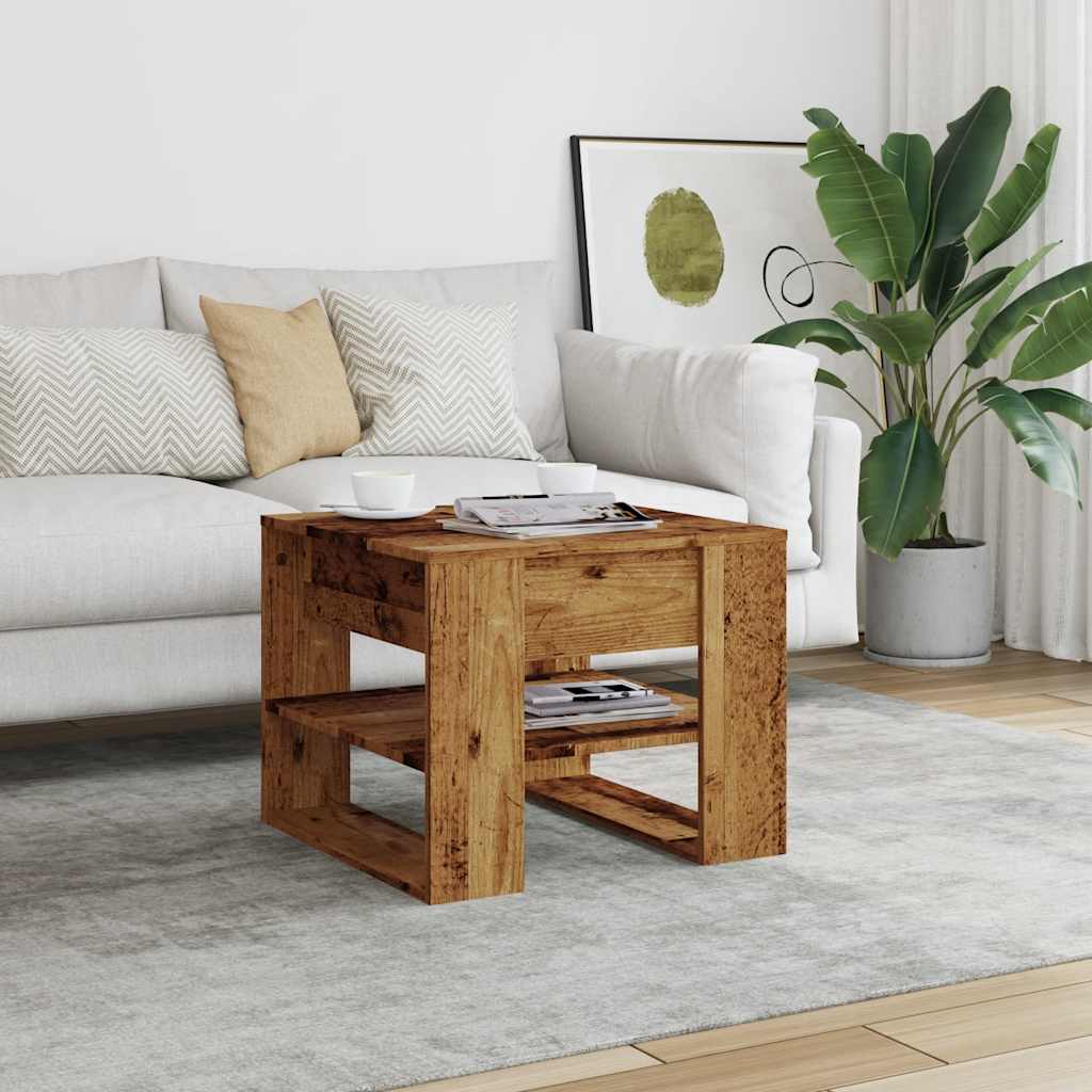 Soffbord 55,5X55X45 Cm Konstruerat Trä