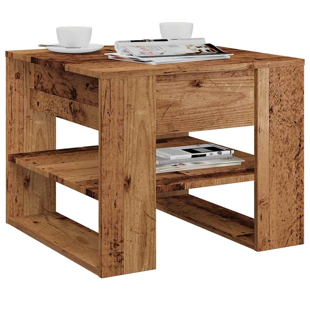 Soffbord 55,5X55X45 Cm Konstruerat Trä