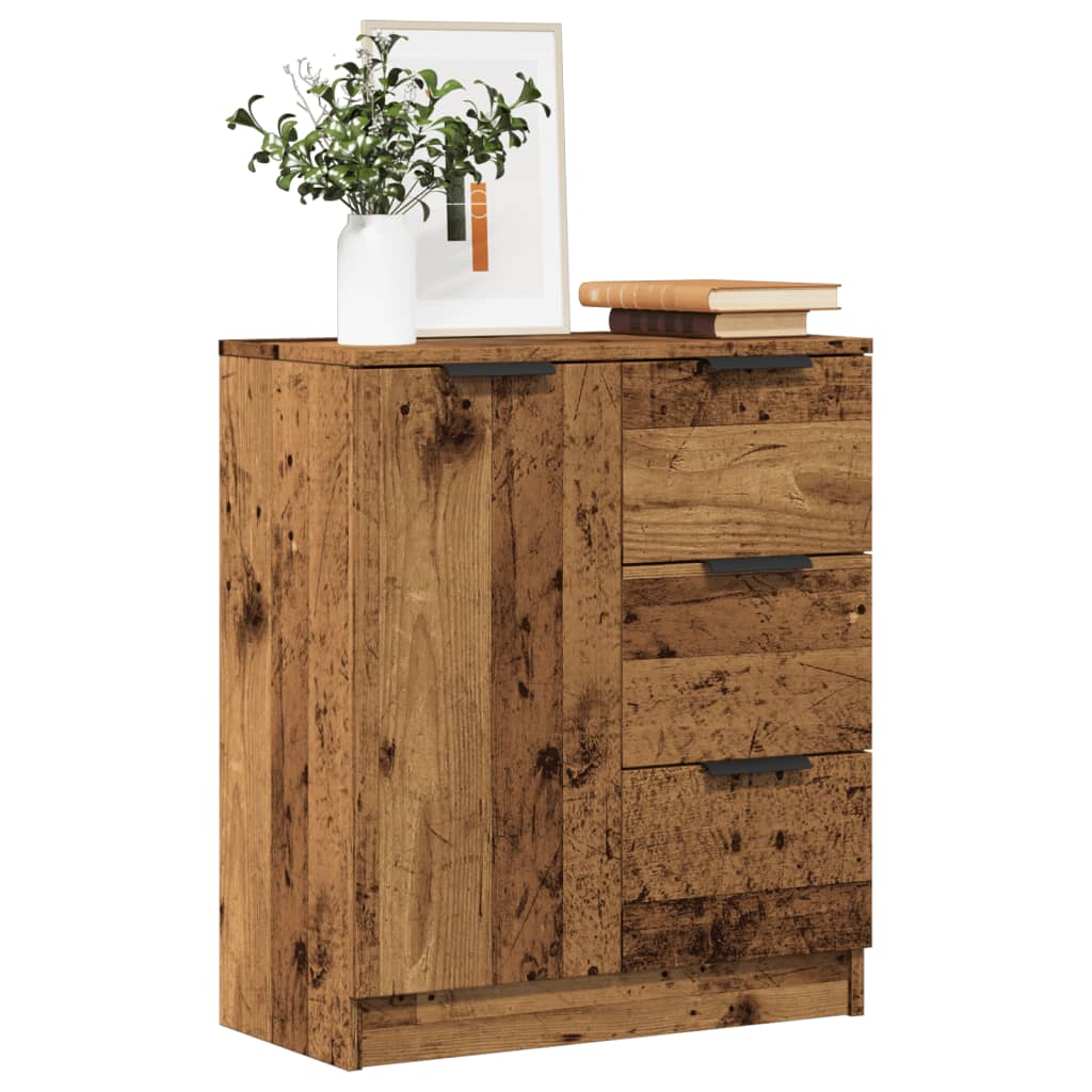 Skänk Ek 60X30X70 Cm Konstruerat Trä