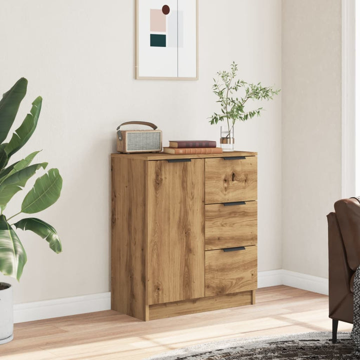 Skänk Ek 60X30X70 Cm Konstruerat Trä