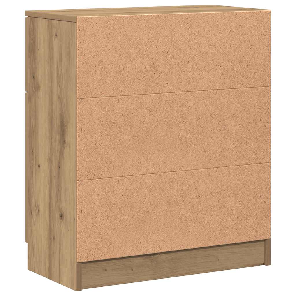 Skänk Ek 60X30X70 Cm Konstruerat Trä
