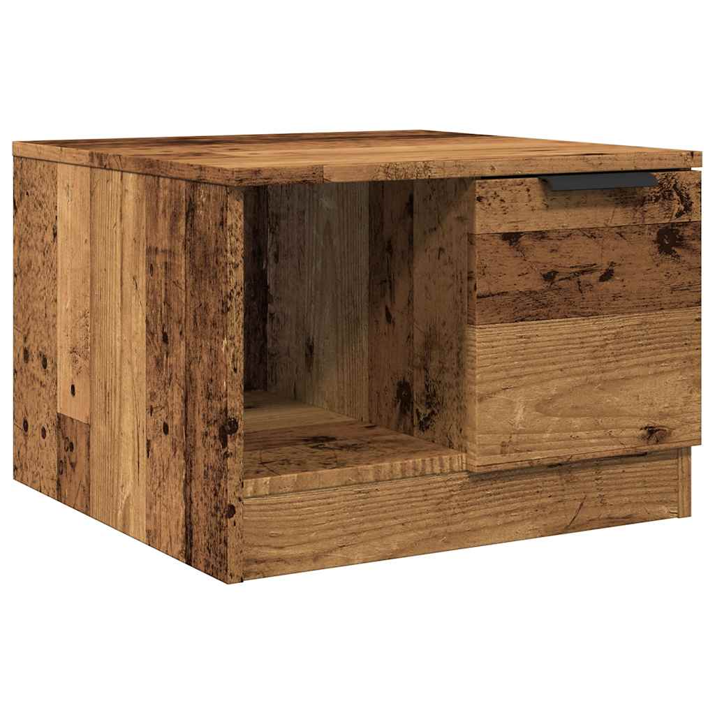 Soffbord Åldrat Trä 50X50X36 Cm Konstruerat Trä