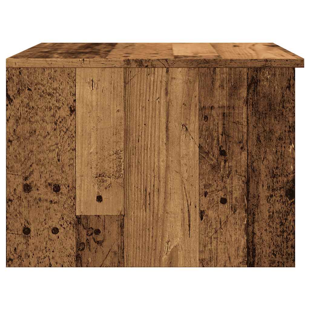 Soffbord Åldrat Trä 50X50X36 Cm Konstruerat Trä