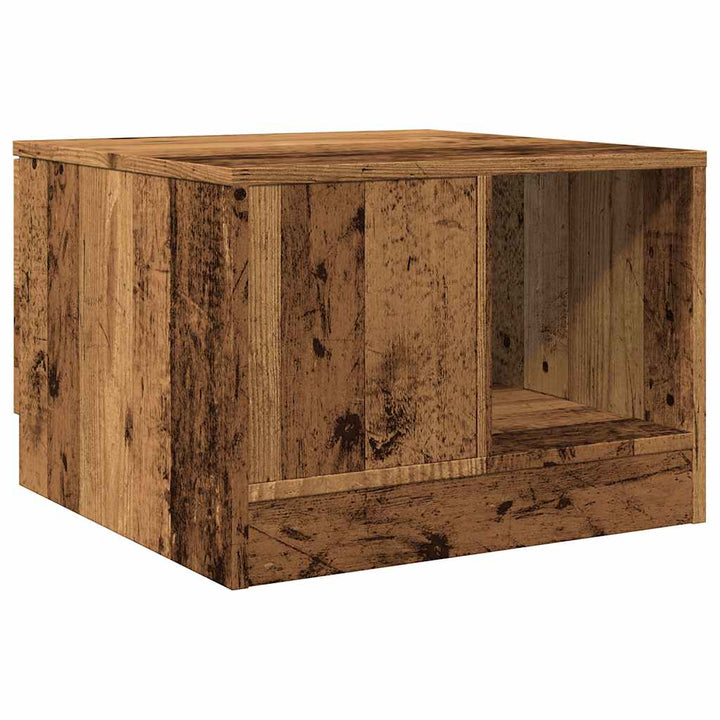 Soffbord Åldrat Trä 50X50X36 Cm Konstruerat Trä