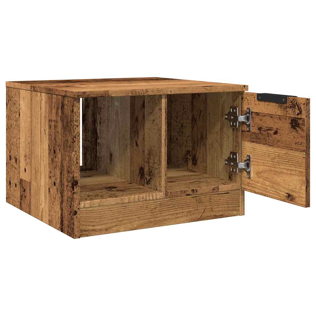 Soffbord Åldrat Trä 50X50X36 Cm Konstruerat Trä