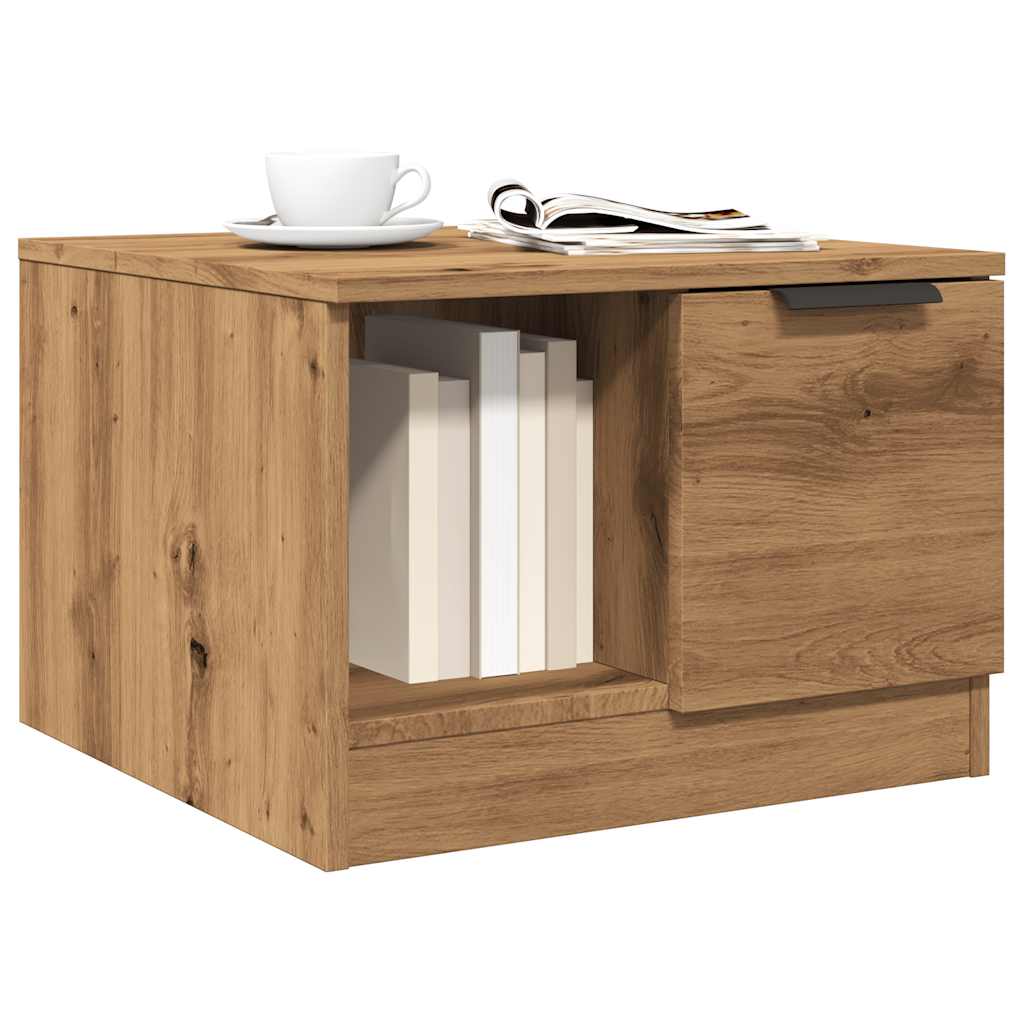 Soffbord Åldrat Trä 50X50X36 Cm Konstruerat Trä