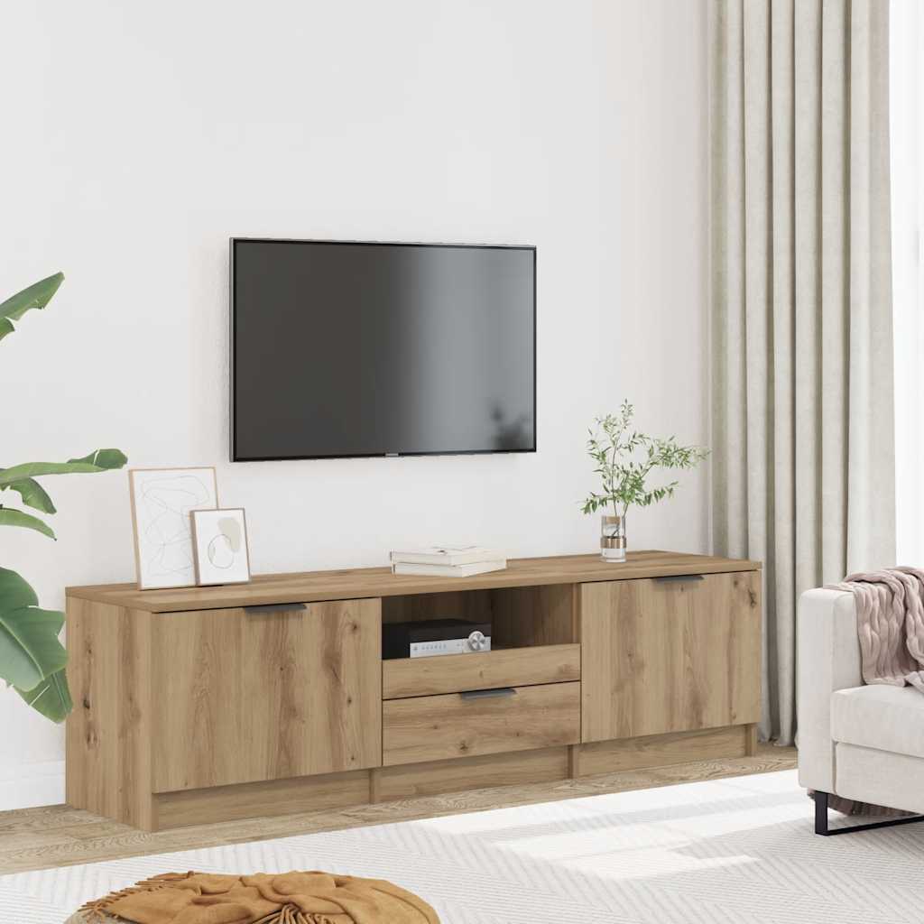 Tv-Bänk 140X35X40 Cm Konstruerat Trä