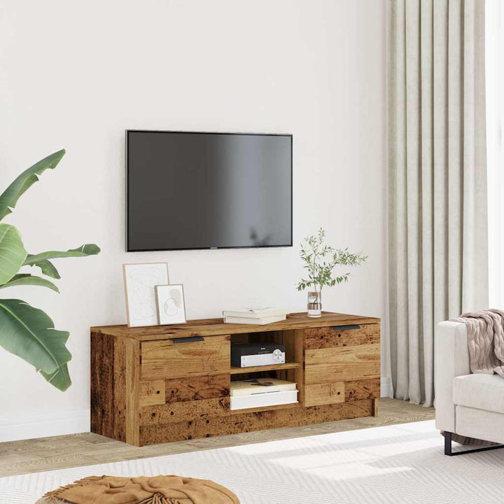 Tv-Bänk 102X35X36,5 Cm Konstruerat Trä