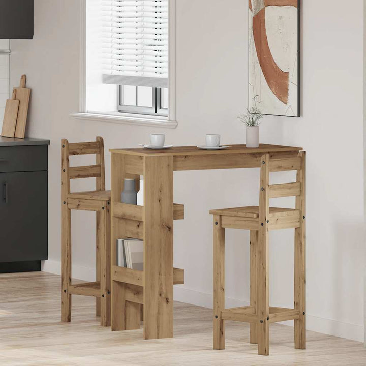 Barbord Väggmonterat 102X45X103,5 Cm Konstruerat Trä