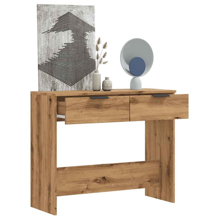 Avlastningsbord Åldrat Trä 90X36X75 Cm Konstruerat Trä