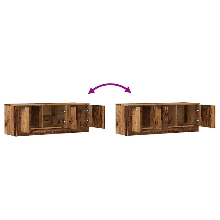 Tv-Bänk 102X35X36,5 Cm Konstruerat Trä