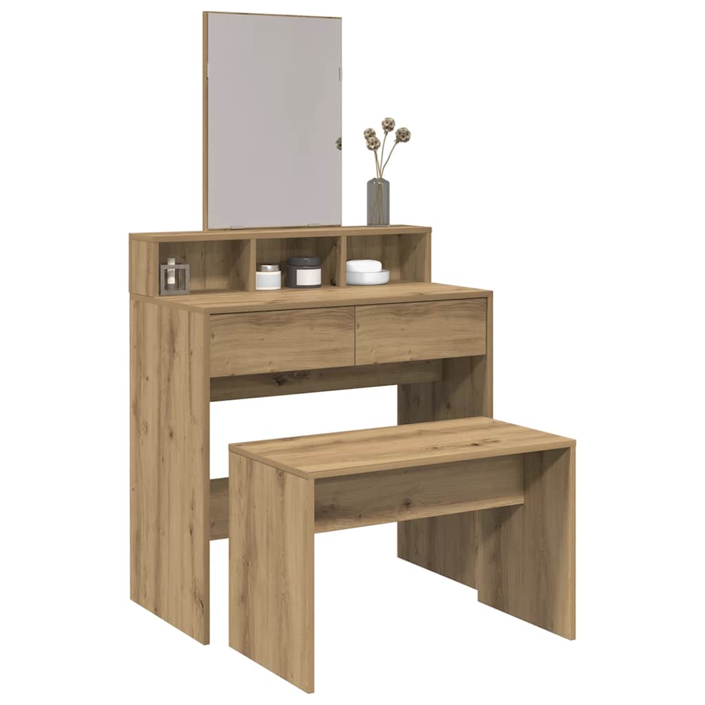 Sminkpall 70X35X45 Cm Konstruerat Trä