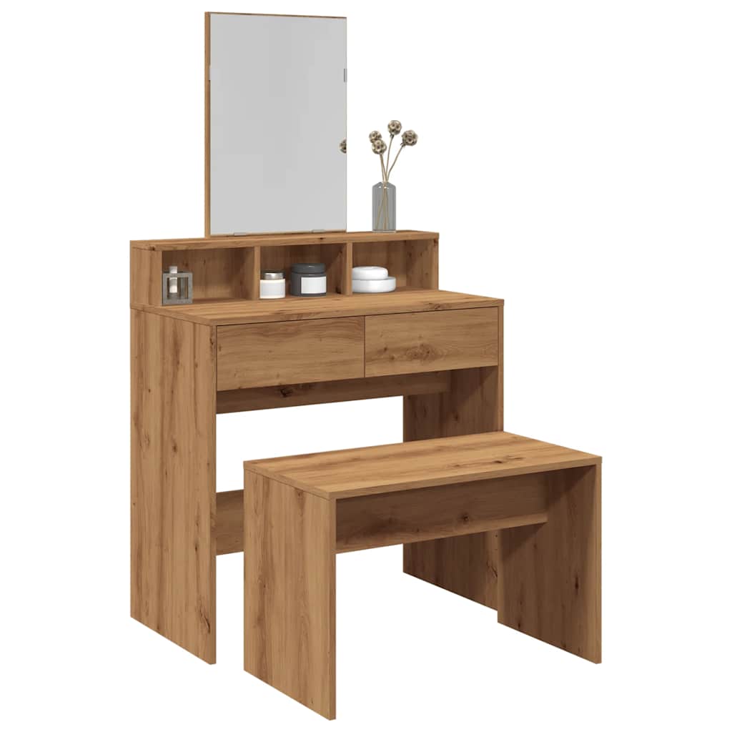 Sminkpall 70X35X45 Cm Konstruerat Trä