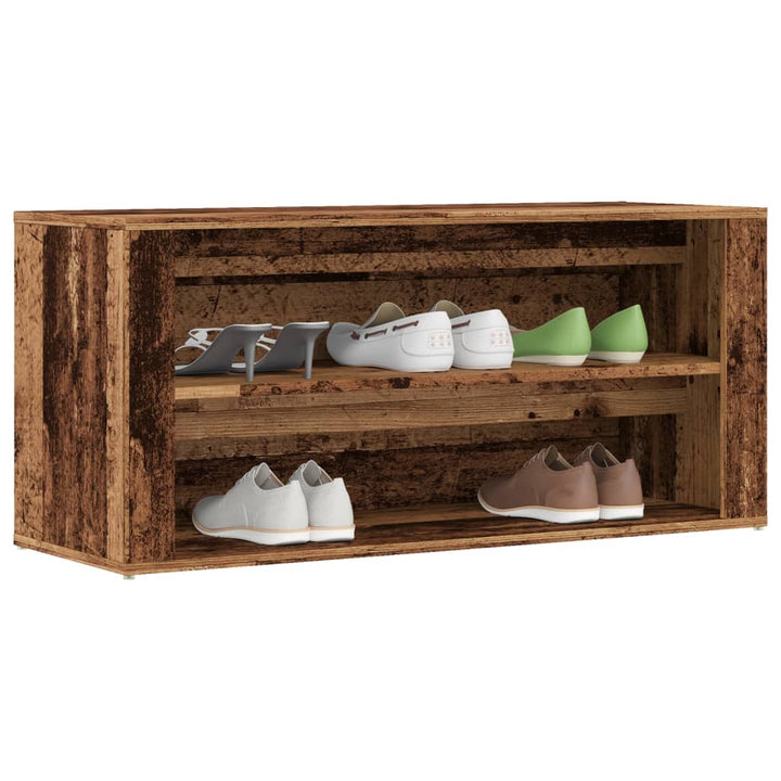 Skohylla Sonoma-Ek 100X35X45 Cm Konstruerat Trä