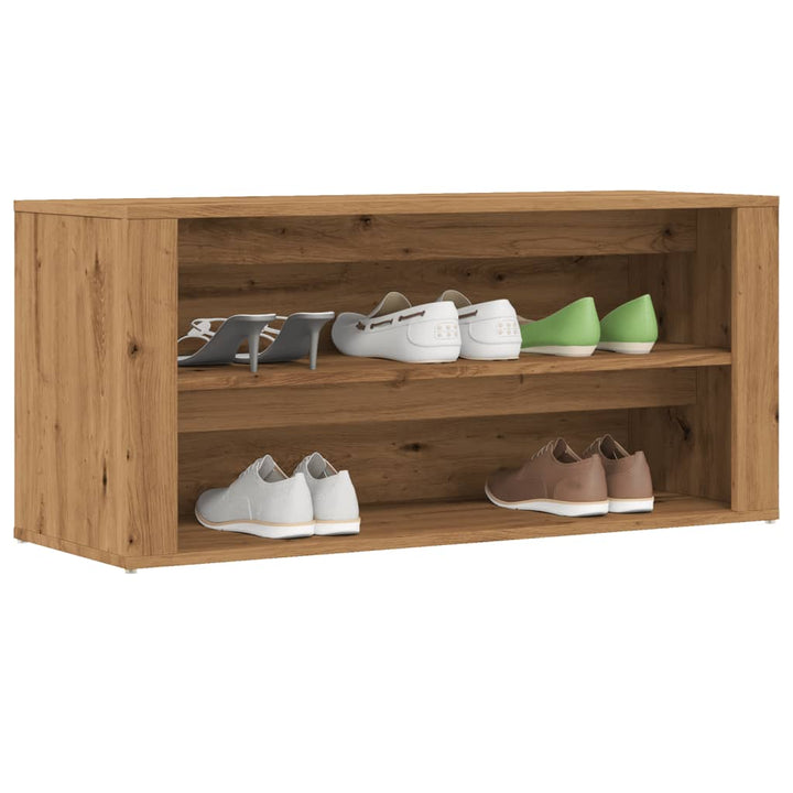 Skohylla Sonoma-Ek 100X35X45 Cm Konstruerat Trä