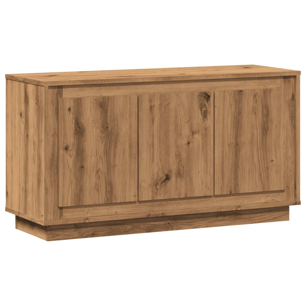 Skänk Hantverksmässig Ek 102X35X55 Cm Konstruerat Trä