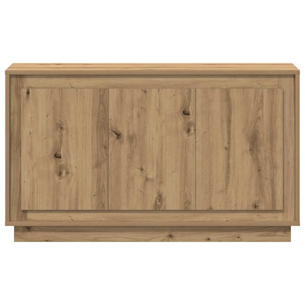 Skänk Hantverksmässig Ek 102X35X55 Cm Konstruerat Trä