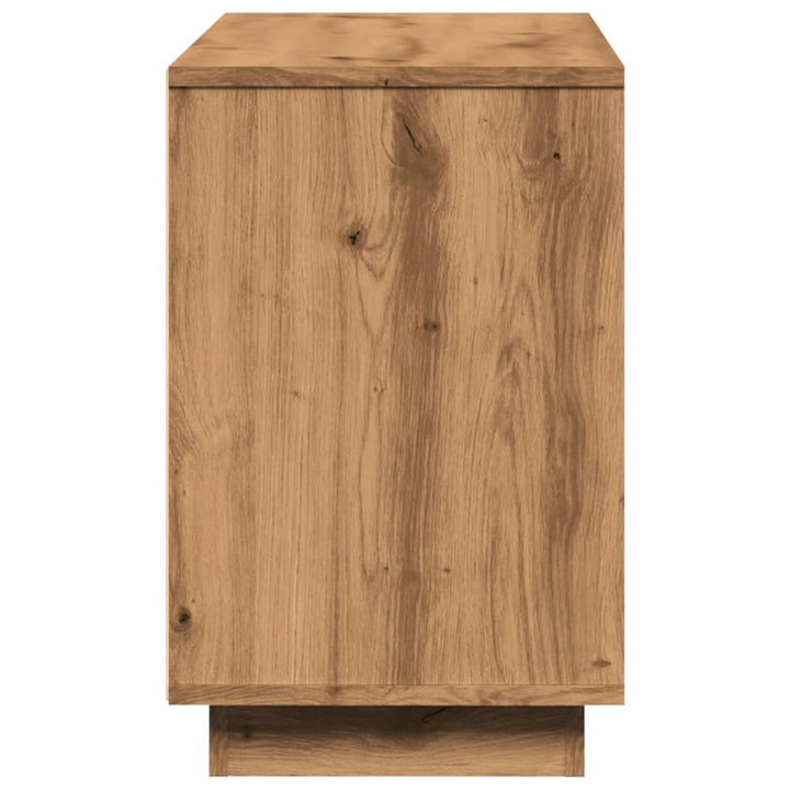 Skänk Hantverksmässig Ek 102X35X55 Cm Konstruerat Trä