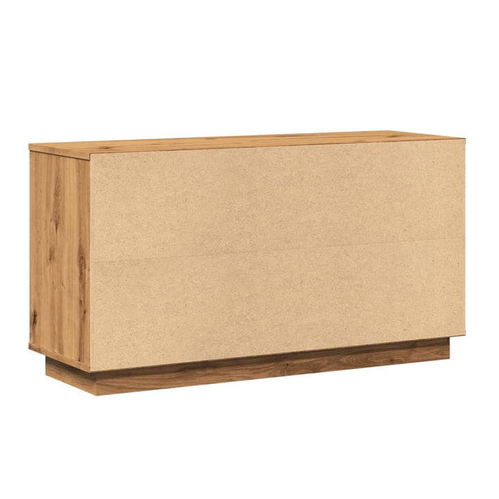 Skänk Hantverksmässig Ek 102X35X55 Cm Konstruerat Trä