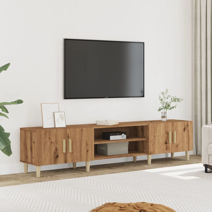 Tv-Skåp Åldrat Trä 180X31,5X40 Cm Konstruerat Trä