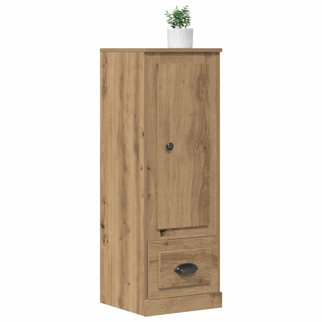 Högskåp Ek 36X35,5X103,5 Cm Konstruerat Trä