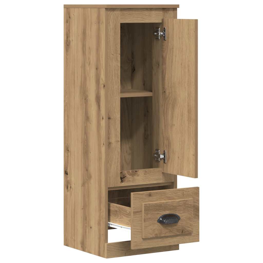 Högskåp Ek 36X35,5X103,5 Cm Konstruerat Trä