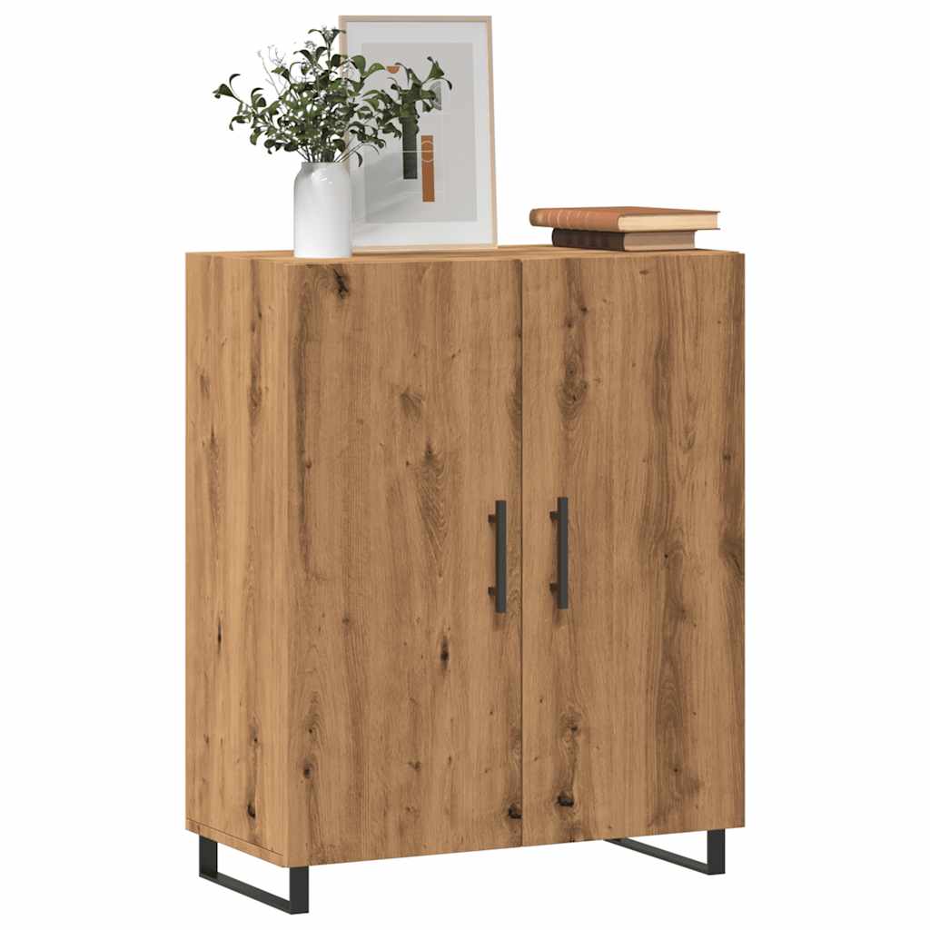 Skänk Åldrat Trä 69,5X34X90 Cm Konstruerat Trä